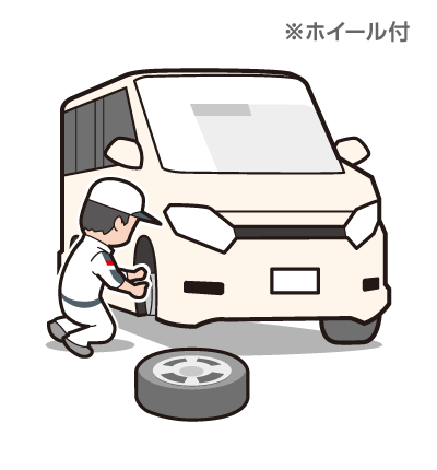 タイヤ交換